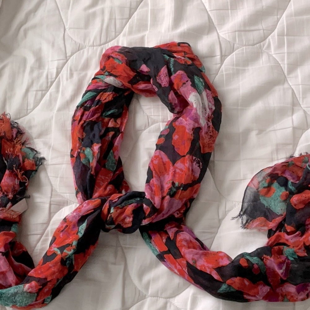 floral scarf